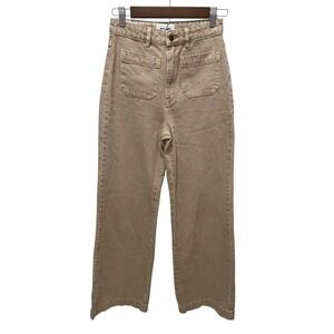 ROLLA'S Tan Flare & Wide Leg Jeans